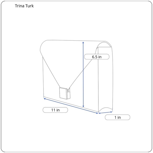 Trina Turk Tan Leather Chain Shoulder Bag/Clutch - Picture 13 of 13